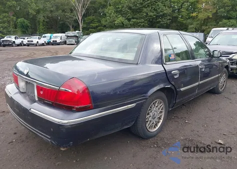 2000 Mercury Grand Marquis Gs из США, поврежденный, VIN 2MEFM74W4YX654288